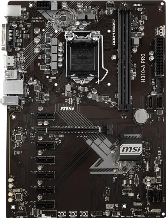 Produktbild MSI H310- Pro (LGA 1151, Intel H310, ATX)