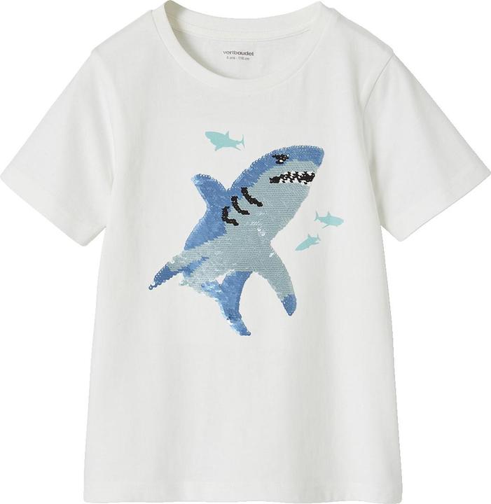 Produktbild Vertbaudet Jungen T-Shirt mit Wende-Pailletten (98)