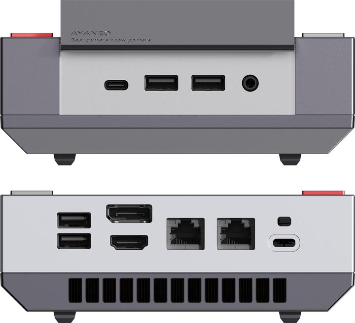 Produktbild Ayaneo AM02 Retro Mini-PC – 16 GB DDR5, 1 TB SSD (AMD Ryzen 7 7840HS, 16.38 GB, 1000 GB, Radeon 780M)