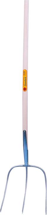 Magni Kerbl ABT Standard Gabel 30 x 30 cm, Griff unlackiert – 135 cm