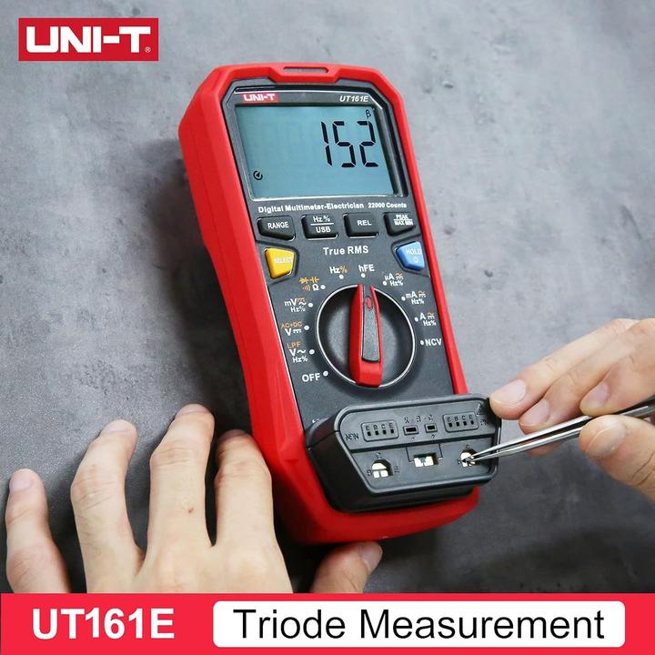 Actual product image Uni-T UT 161E - Multimeter digital 20.000 Counts USB hFE (CAT III 1000V, CAT IV 600V)
