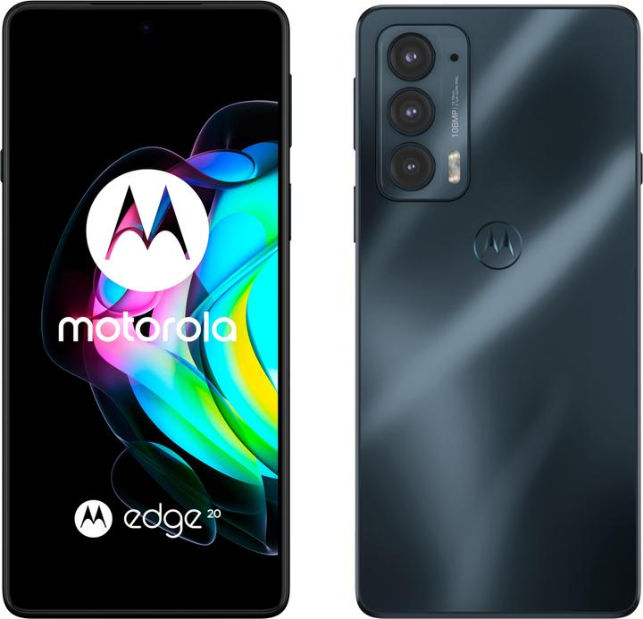 Actual product image Motorola Edge 20 (128 GB, Frost Gray, 6.70", Dual SIM, 5G)