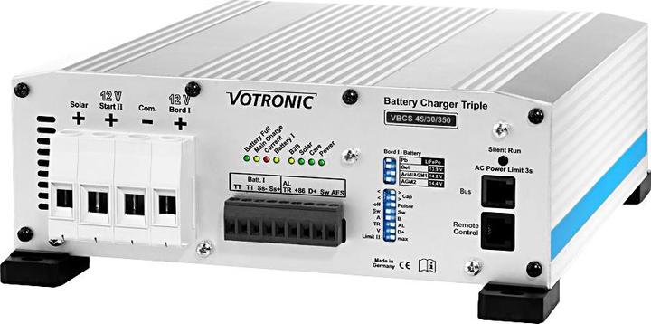Produktbild Votronic 3244 VBCS 45/30/350 CI-Triple Kombigerät - Lade-/Regler/Wandler/Gerät (12V, 45 A)