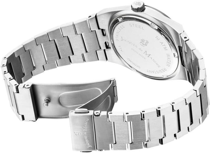 Image du produit Jacques du Manoir Orologio da Polso Analogico Uomo con Cinturino in Acciaio Inossidabile (Montre analogique, Swiss Made, 41 mm)