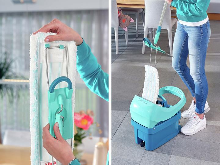 Produktbild Leifheit Bodenwischer Profi XL micro duo + SUPERDUSTER XL (kompakte Box) (1 Stk.)