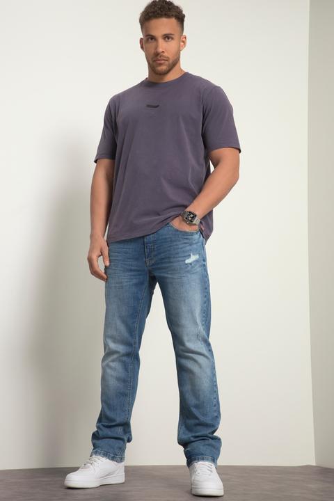 Immagine prodotto Sthuge Jeans con FLEXLASTIC®, effetto sdrucito e taglio dritto a cinque tasche, fino alla tg. 70/35 (28)