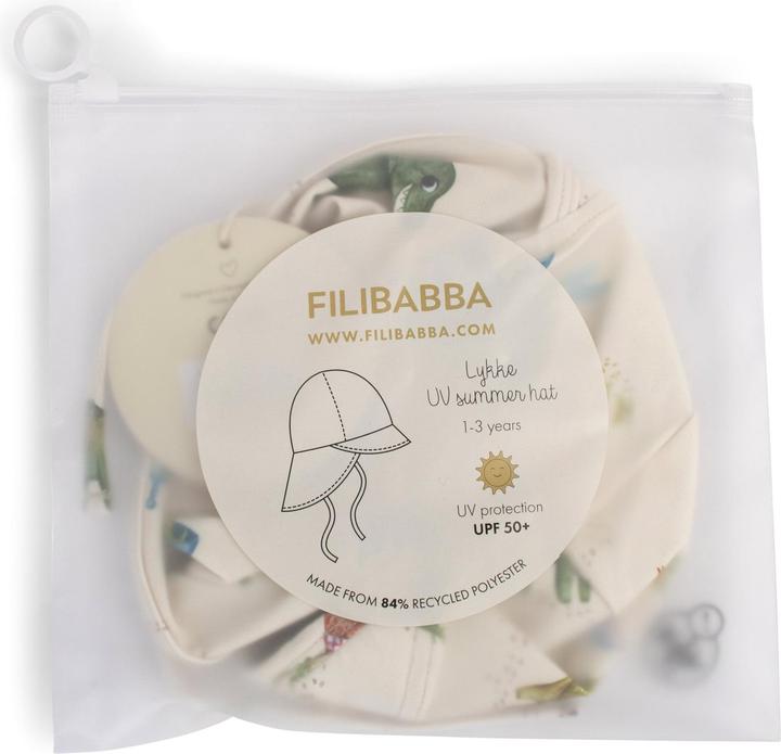 Produktbild Filibabba Lykke – UV-Sonnenhut 1-3 Jahre – Dino Beach