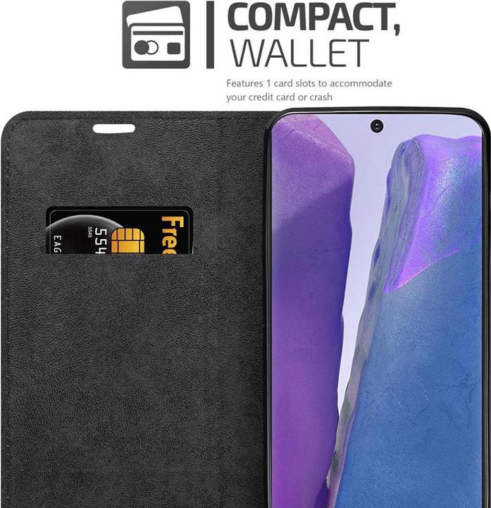Actual product image Cadorabo Book Invisible Magnet Cover (Samsung Galaxy Note 20)