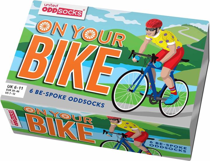 Actual product image United Oddsocks On your bike (pack of 3, 39 - 46)