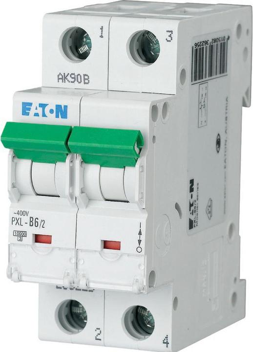 Produktbild Eaton MOE PXL-D6/2 Leitungsschutzschalter 6A