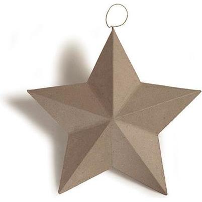 Hobby2you Pap stjerne 10cm 10 stk