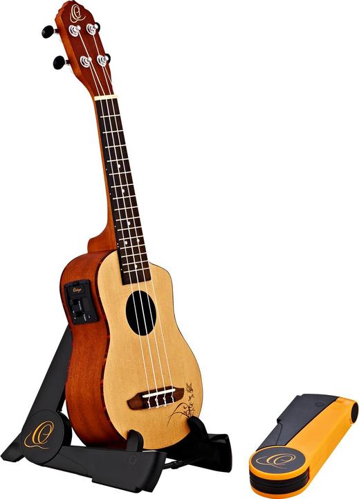 Ortega Pied de ukulélé pliable noir (Ukelelele)