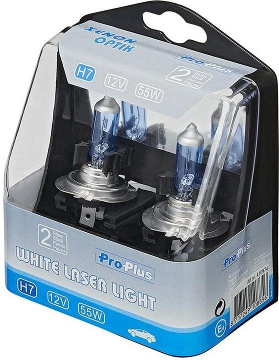 Immagine prodotto ProPlus Luce laser bianca H7 2 pezzi in scatola di plastica (H7)
