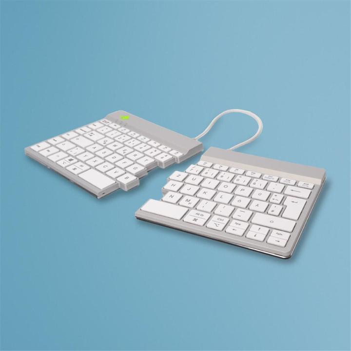 Actual product image R-Go Tools R-Go Keyboard Split Break DE Layout Bluetooth White (DE, Wireless)