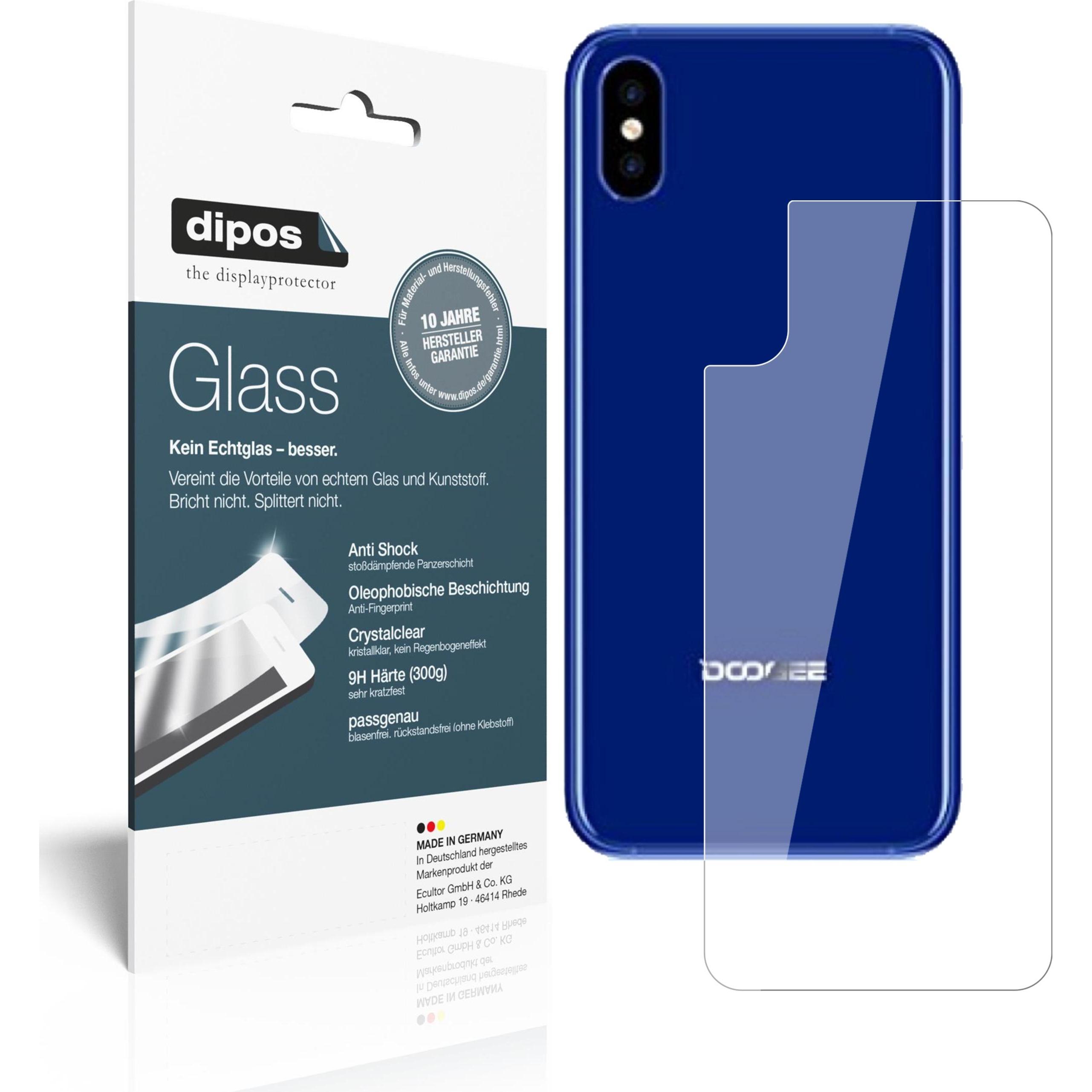 Dipos Displayschutz Anti-Shock (2 Stück, Doogee X50L), Smartphone Schutzfolie, Transparent