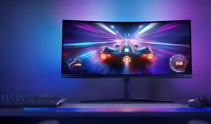 Image du produit Philips 34M2C6500/00  34"-Curved-Gaming Monitor mit QD-OLED-Panel (3440 x 1440 pixels, 34")