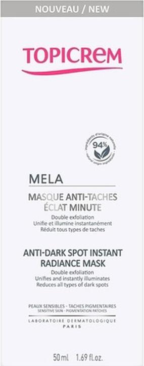 Image du produit Topicrem Mela Anti-Dark Spot Éclat Instantané 50ml (50 ml)