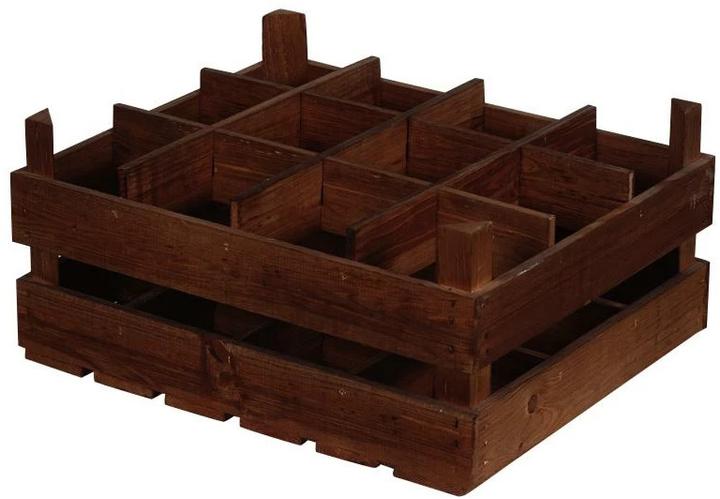 Produktbild Holz Zollhaus Flaschenregal Kiefer, Braun 50 x 40 cm (12 Flaschen, 23 x 50 x 40 cm)