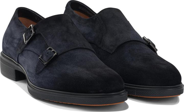 Produktbild Santoni Suede double buckle loafers (43.5)