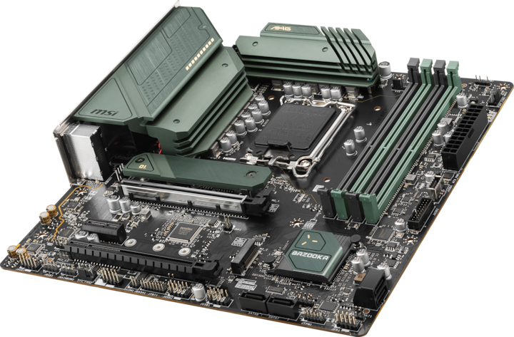 Image du produit MSI MAG B660M BAZOOKA DDR4 (LGA 1700, Intel B660, mATX)