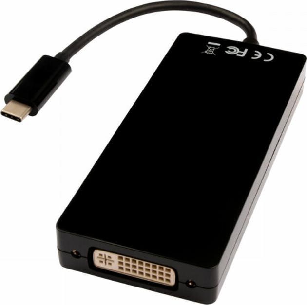 Produktbild V7 USB-C To Multi Video Adapter (DVI, HDMI, USB Typ-C, VGA)