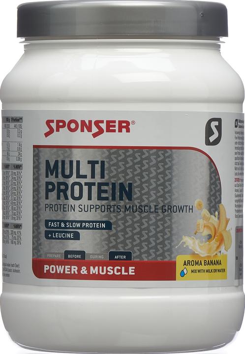 Image du produit Sponser CFF multi-protéines (Banane, 1 x, 425 g)