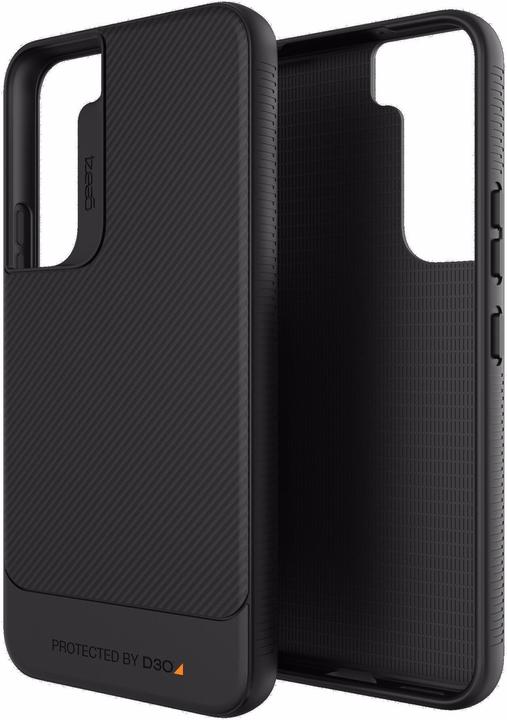 Produktbild gear4 Back Cover D3O Copenhagen Bio Galaxy S22 Black (Samsung Galaxy S22+)