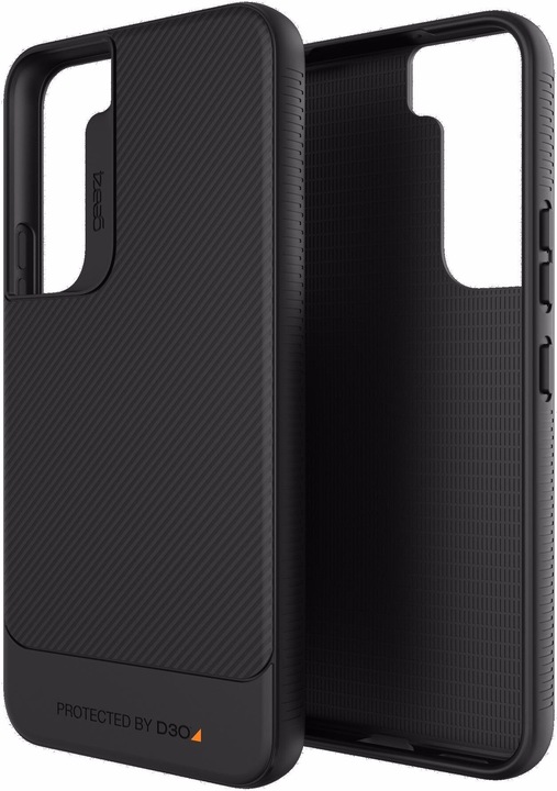 gear4 Back Cover D3O Copenhagen Bio Galaxy S22 Black (Samsung Galaxy S22+)