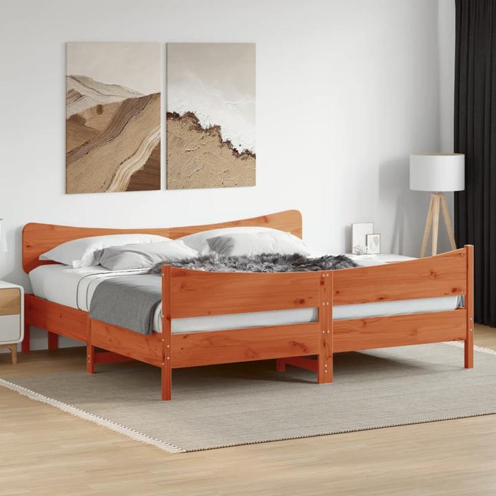 Actual product image vidaXL Bettrahmen (180 x 200 cm)