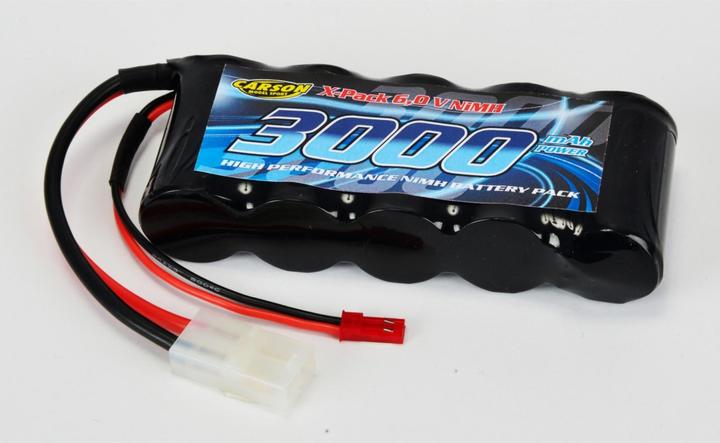 Produktbild Carson Racingpack NiMH-RX-Pack-6V-SubC3000mAh-TAM/BEC (6 V, 3000 mAh)
