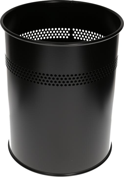 Produktbild Durable Papierkorb 15L rund schwarz (15 l)