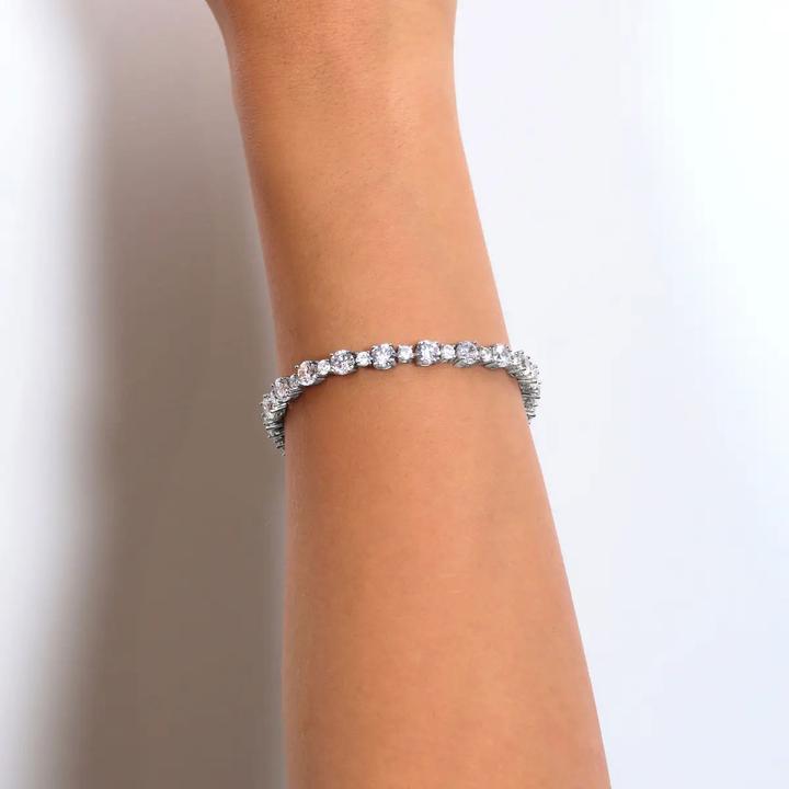 Immagine prodotto Amen Bracciale tennis con taglio rotondo (19 cm, Argento 925)