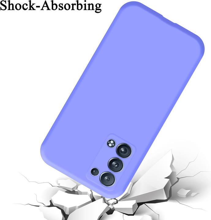 Actual product image Cadorabo Bumper TPU Liquid Silicone Case (Oppo Reno 6 Pro 5G)