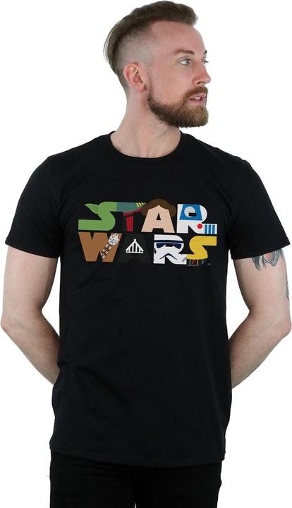 Produktbild Star Wars Character Logo TShirt (S)