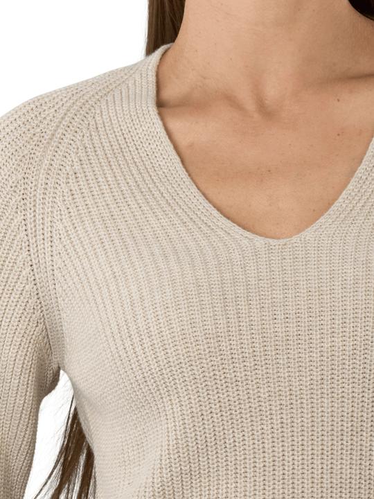 Produktbild Marc O'Polo Cardigan Stich Pullover V-Neck sandy melange (XS)