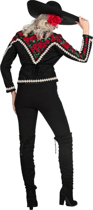 Produktbild Wilbers Damen Mariachi Kostüm, schwarz (38)