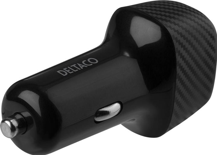 Produktbild Deltaco USBC-CAR120 mobile device charger Black Auto