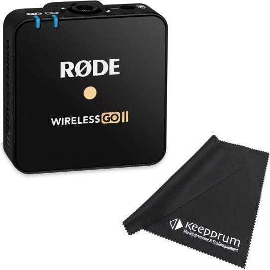 RØDE Wireless GO II TX Mikrofon Modul mit Tuch, Mikrofon