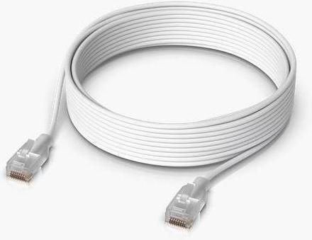 Actual product image Ubiquiti UACC-CABLE-PATCH-EL-8M-W - Netzwerkkabel RJ45, S/STP, 8m, white (S/STP, CAT6, 8 m)
