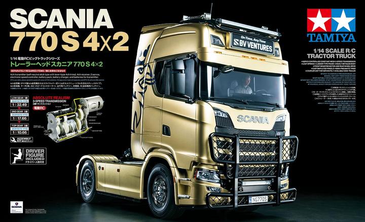 Produktbild Tamiya 1/14 RC Scania 770 S 4x2 (Kit)