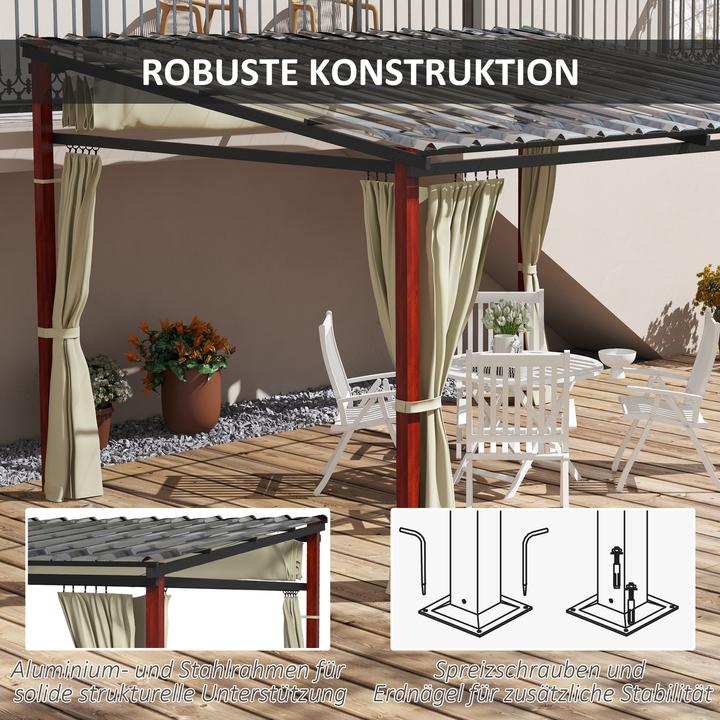 Produktbild Outsunny Pergola (345 cm, 300 cm)