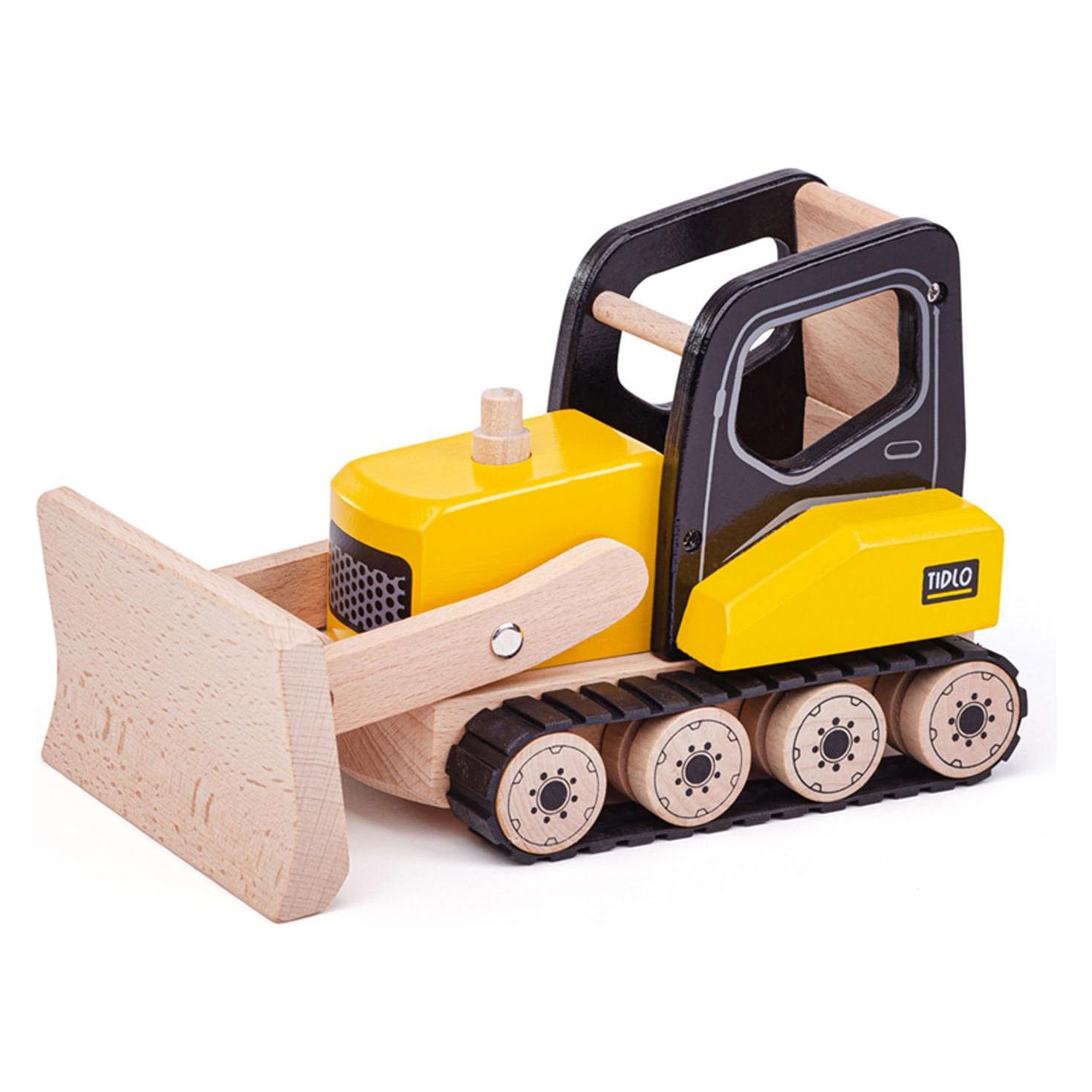 Bigjigs Planierraupe aus Holz (T0414)