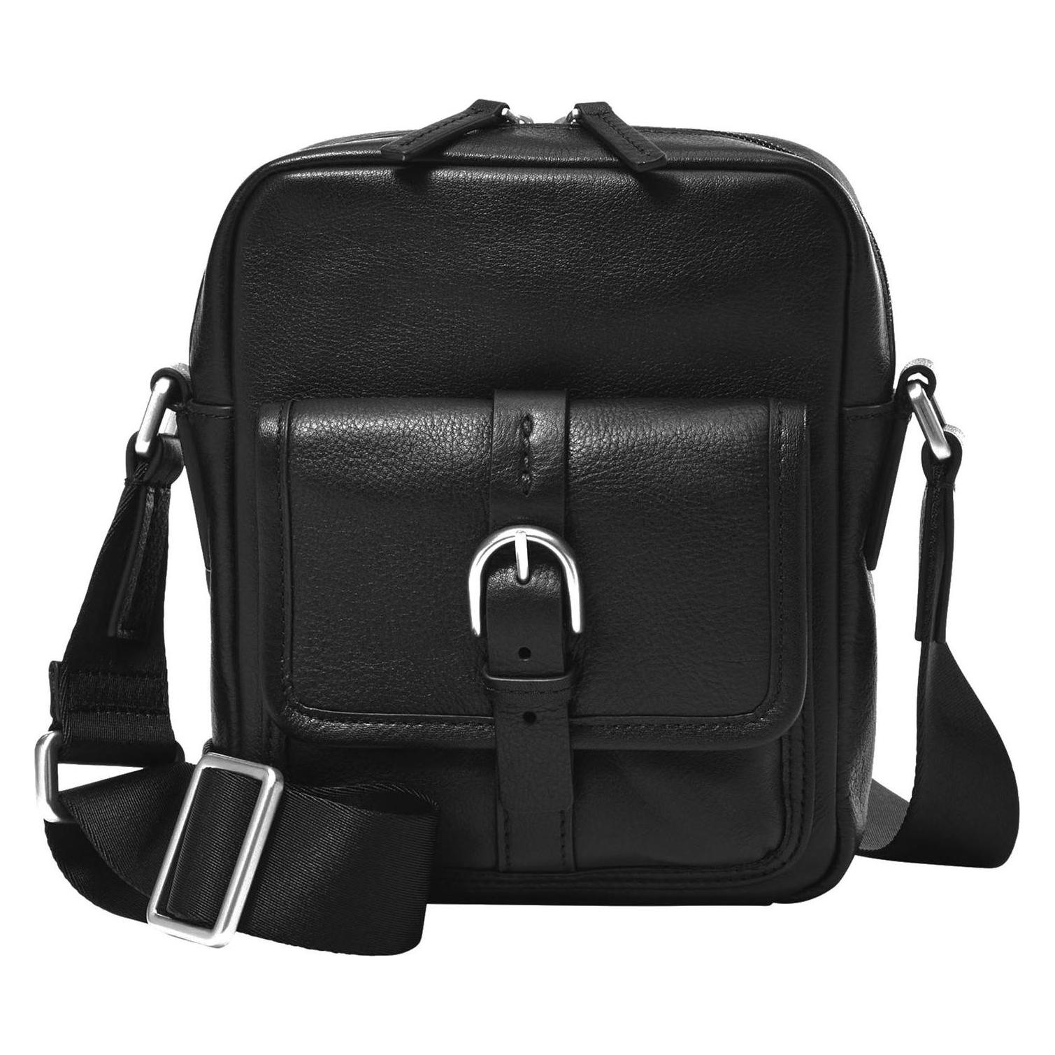 Fossil, Unisex, Handtasche, Camden Ns Crossbody, Schwarz