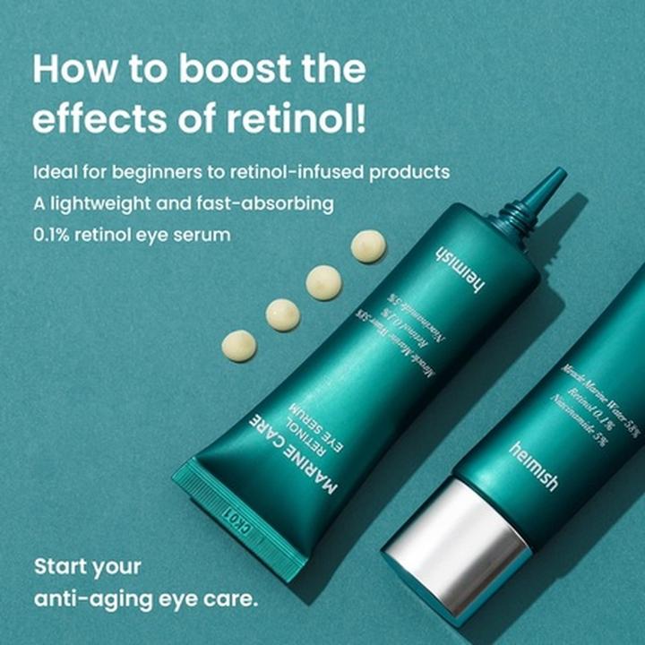 Image du produit Heimish Sérum pour les yeux au rétinol Marine Care (Soin des yeux Sérum, 30 ml, Nuit)