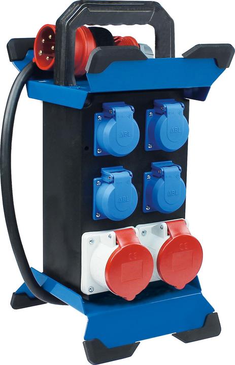 As - Schwabe Mobiler CEE Stromverteiler (6x, CEE 16/5, CEE 32/5, CEE 7/3)