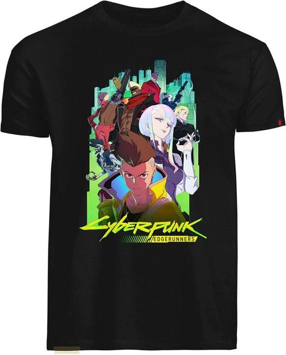 Produktbild DEVplus Cyberpunk Edgerunners T-Shirt Team Grösse M (M)