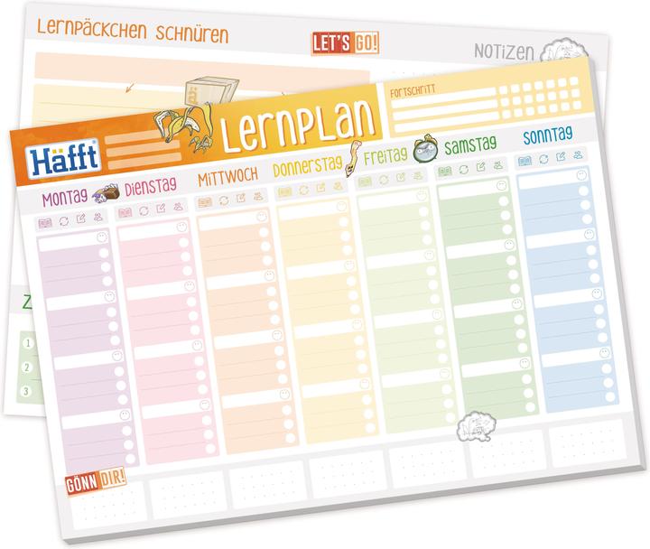 Produktbild Schreibunterlage A4 Lernplan 50 Blatt Abreissblatt