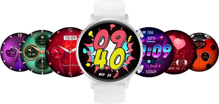 Produktbild Manta Smartwatch damski Alexa Mini biały (39 mm)