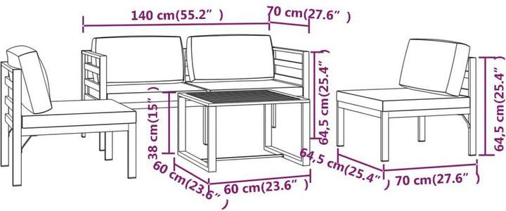 Produktbild vidaXL Louis