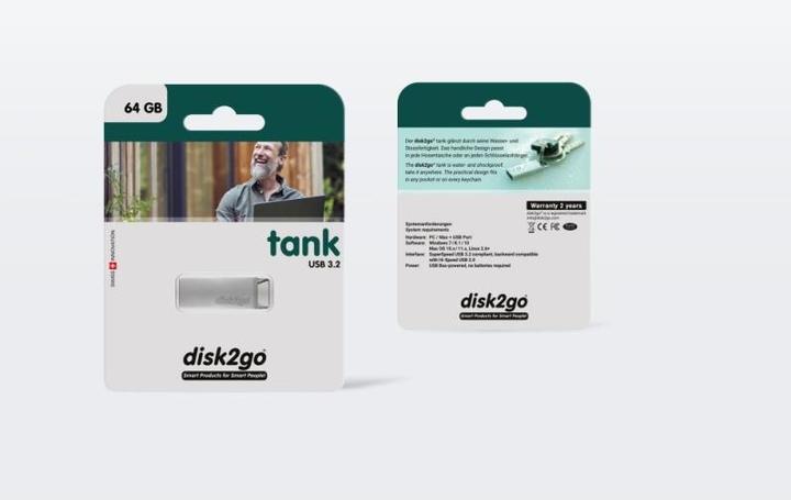 Immagine prodotto Disk2go Serbatoio (64 GB, USB-A)